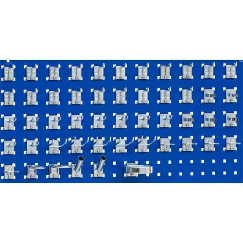 WFI - Jeu de crochets Universal - Lot de 50 pièces - Idéal pour mobilier d'atelier
