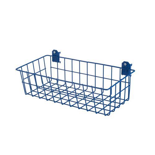 WFI - Panier en fil d'acier - 385x180x100 mm - Mobilier d'atelier résistant