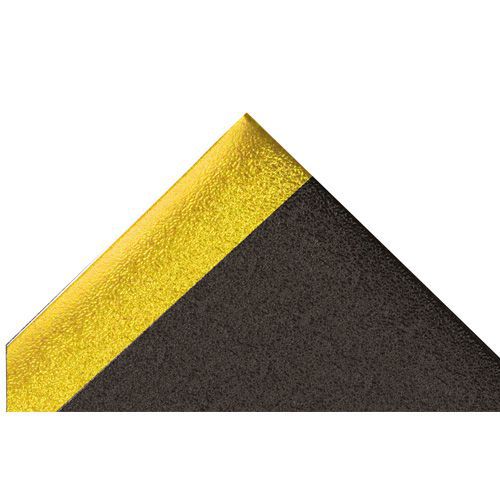 Tapis Antifatigue Sof-tred™ 60x1830cm Noir Et Jaune