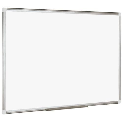 Bi-Office - Tableau blanc émaillé 30x45 cm - Magnétique - Cadre aluminium - 1 face