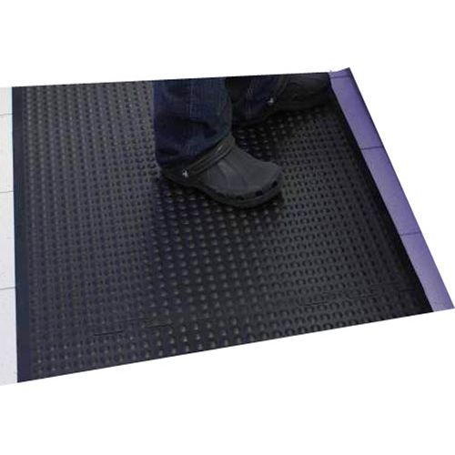 Matting - Tapis de travail Yoga Flex 70 x 80 cm Noir - Caoutchouc Naturel Antidérapant Éco-responsable