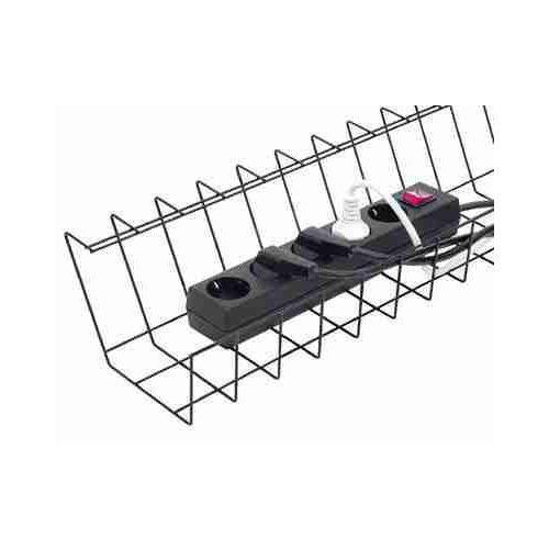 Matting - Panier à câbles Maxi Noir - 790x105x185 mm - Recyclable 100 %