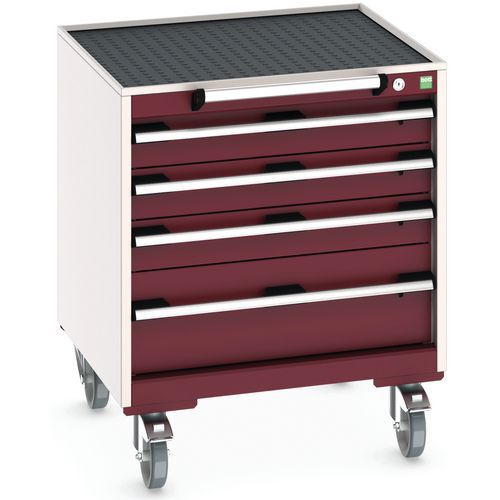 Bott 1 Armoire à Tiroirs Mobile Cubio - Largeur 65 Cm_bott