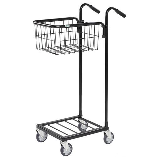 Mini-chariot - 1 Panier - 4 Roues Pivotantes 2 Avec Frein