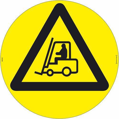 Panneau d’avertissement : Avertissement camion - Texte système