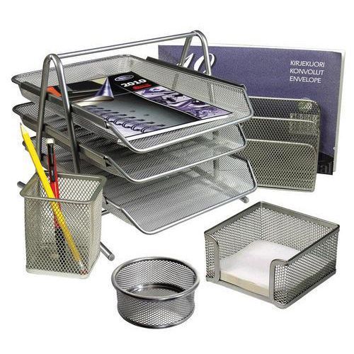 Ensemble De Bureau Metallo 5 Pièces