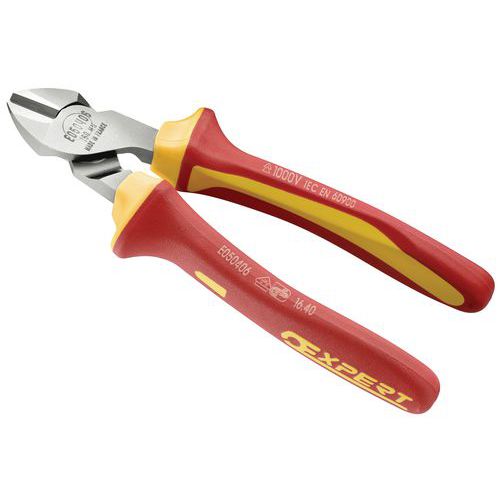 Expert - Pince coupante diagonale 1000V 160mm - Coupe précise et sécurisée - Outillage professionnel