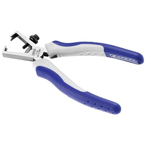 Expert - Pince à dénuder 165 mm - Coupe Ø 0.75-6 mm - Dégainage/Dénudage précis