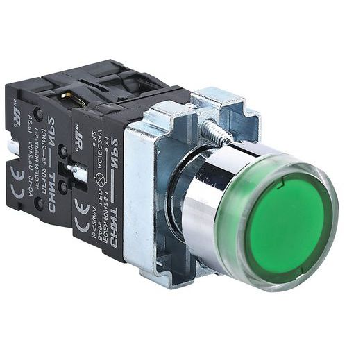 Rafi 1 xein gré 100 mA./24vac/dc vert Miniature Bouton poussoir 1 pôle