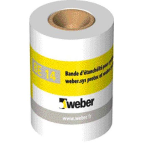 Weber Saint Gobain - Bande d'étanchéité BE14 Jaune - 10m - Système sous carrelage résistant