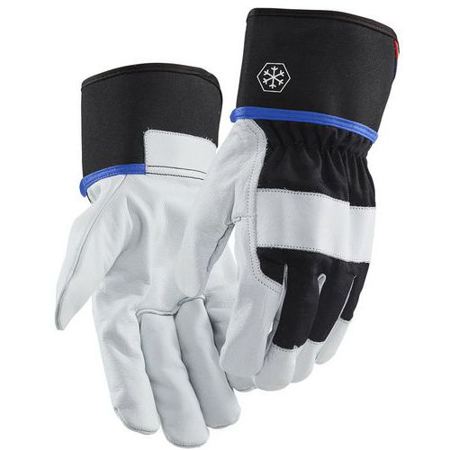 Gants De Protection Thermique Artisan Doublés - Poignet Ouvert - Noir/blanc - T6