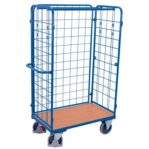 Roll Conteneur Avec Base Bois - 1040 X 525 Mm - Capacité 400kg