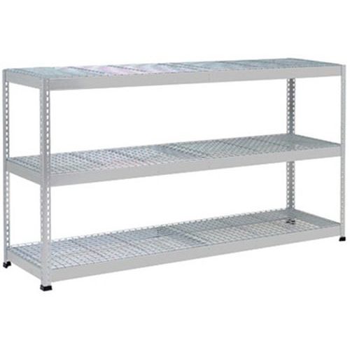Rayonnage Rapid 1 1980x1525x455 3 Tab Grillagée Gris