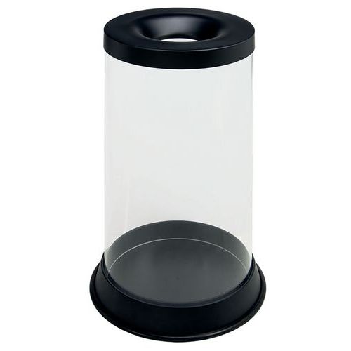 Corbeille Anti-feu Transparent 80l