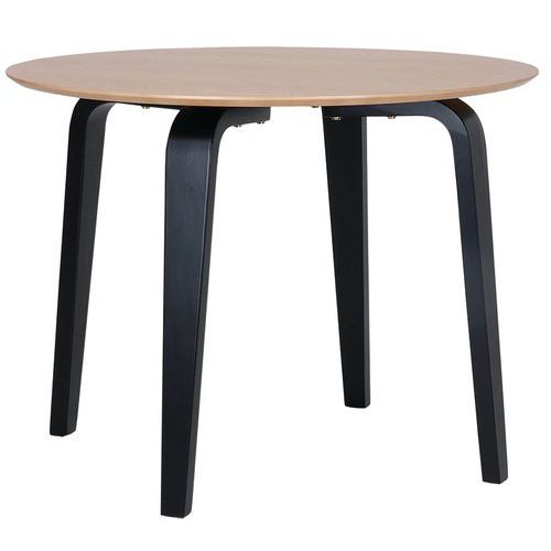 Table Réunion Nora Ã˜ 100 Cm Chêne/noir