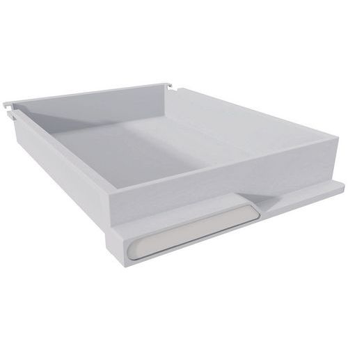 Tiroir 6cm Gris Avec Etiquettes Assorties