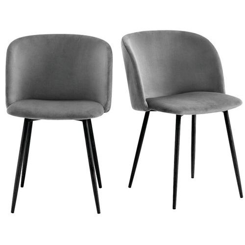 Fauteuils Must Pied Noir Assise Grise