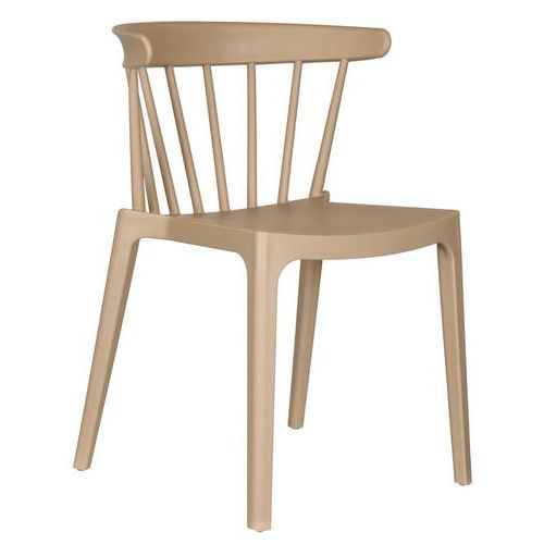 Chaise Empilable Windson Terracotta En Pp (lot De 4)