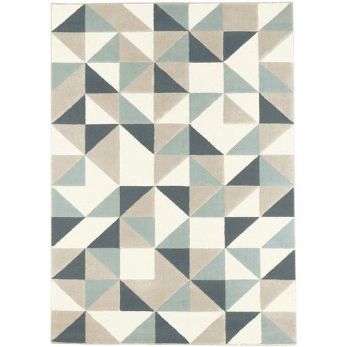 Tapis Canvas 120 X170 Cm Géométrique Multicouleur Modèle A