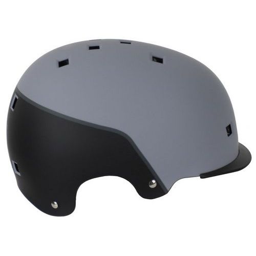 Ply - Casque Vélo Pop Adulte - Gris/Noir 55-58cm - Protection et Confort