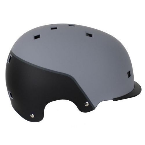 Ply - Casque Vélo Enfant Pop - Gris/Noir 48-54cm - Sécurité et Confort