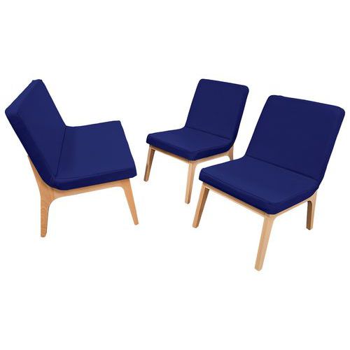 Pack Zélos Ss Surpiqûre :2 Chauf.s+1 Banquette 2 Pl Hêtre Abysse