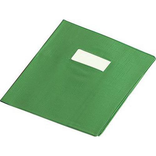 Protège-cahier 17x22 cm plastique épais. épaisseur 20/100e - Vert foncé thumbnail image 1