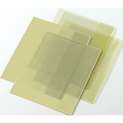Protège-cahier plastique 2 grands rabats cristal 17x22 cm épaisseur: 16/100e -  Incolore thumbnail image 1