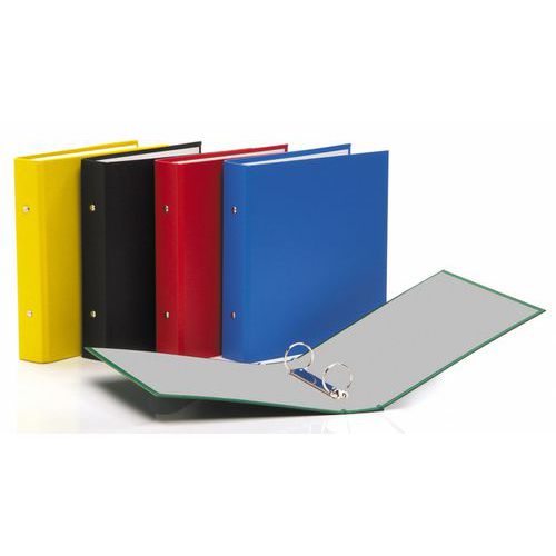Classeur Rigide Collé Rembordé Plastique 2anneaux 30 Mm