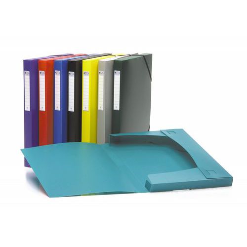 Chemise Box Polypropylène 7/10e 25x32 Cm Dos 25mm