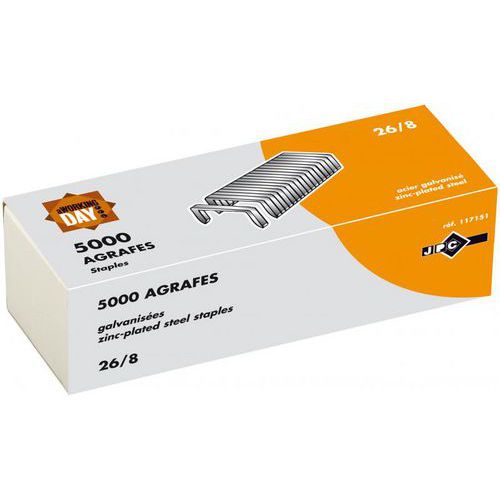 Boite De 5000 Agrafes 26/8