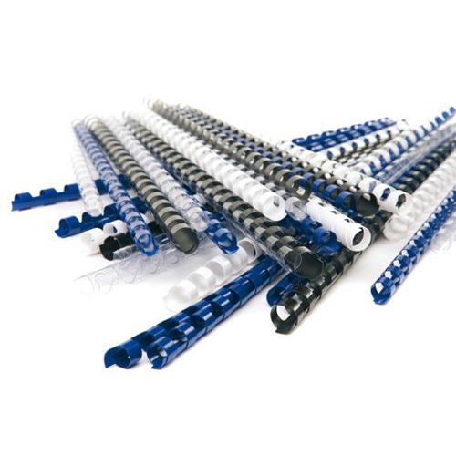 100 Peignes à Relier 12 Mm - Blanc