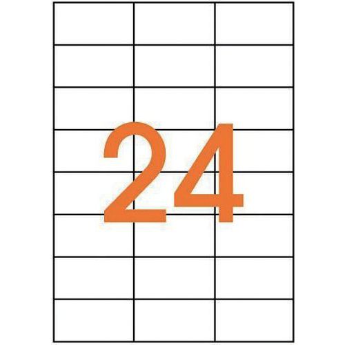 Boite De 2400 Ã‰tiquettes Adhésives 70x37 Mm