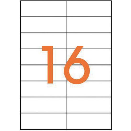Boite De 1600 Ã‰tiquettes Adhésives 105x37 Mm