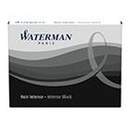 Cartouche Waterman (Etui de 8) - noir thumbnail image 1