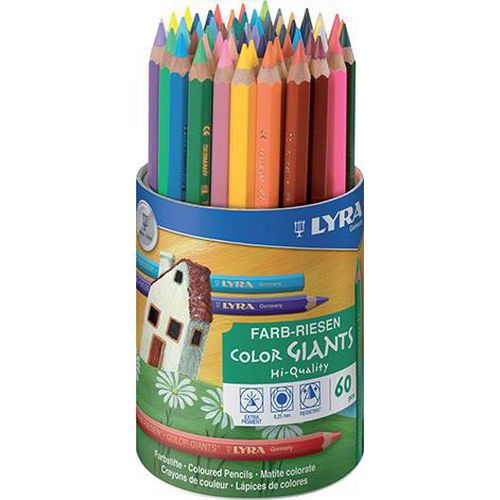 Pot 60 crayons de couleurs Lyra Color Giants thumbnail image 1