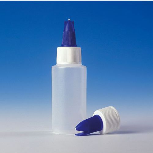 Flacon vide, pour colle liquide (50 ml) avec applicateur (Sachet de 10) thumbnail image 1