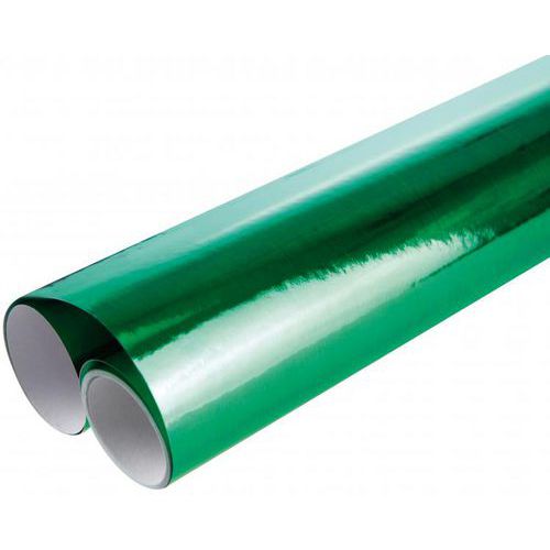 Rouleau de papier métallisé 2,00 x 0,70 m - vert thumbnail image 1