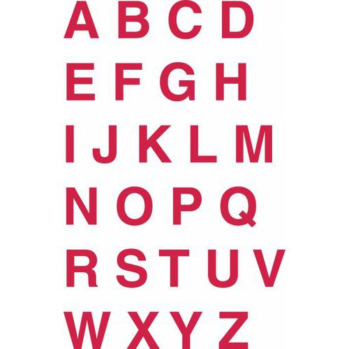 Valisette 26 tampons pochoirs alphabet thumbnail image 1