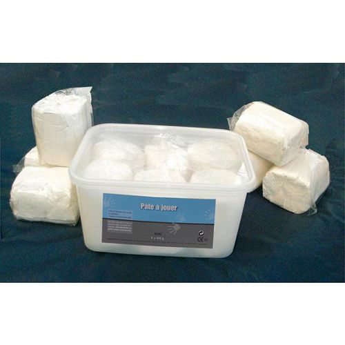 Boîte hermétique de 3 kg de pâte à modeler blanche sélection pichon thumbnail image 1