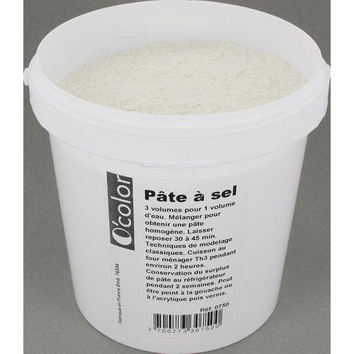 Pot plastique de 1kg de pâte à sel thumbnail image 1