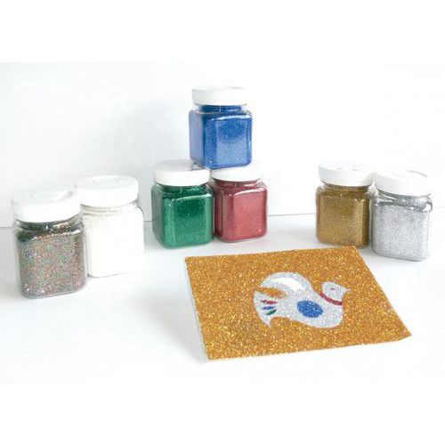 Pot 100g paillettes scintillantes - multicolore thumbnail image 1