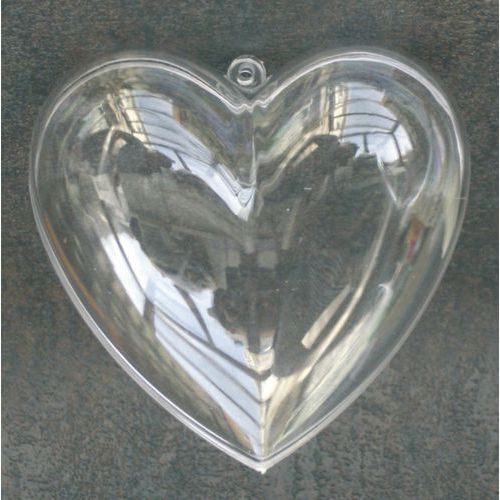 Cœurs plastique 60 x 30 mm (Lot de 6) thumbnail image 1