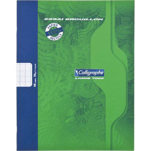 Cahier brouillon gamme écologique 56g 48 pages seyes 17x22 cm thumbnail image 1