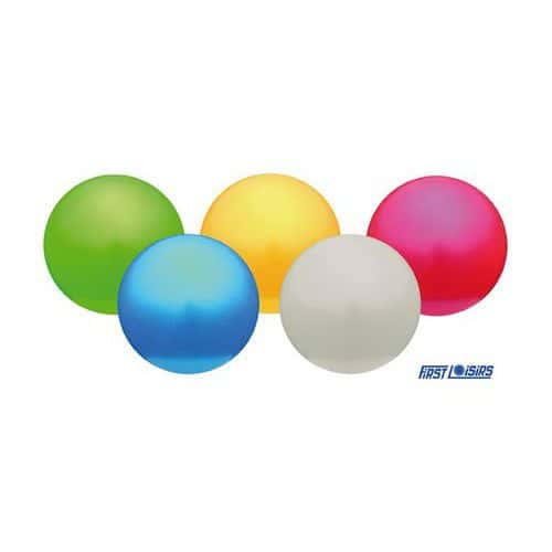 Lot 5 ballons de jeu éveil PVC 18 cm thumbnail image 1