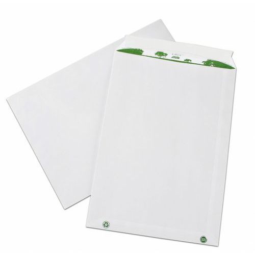 Pochette blanche recyclée 229 x 324 mm - 90 gr (Boite de 250) thumbnail image 1