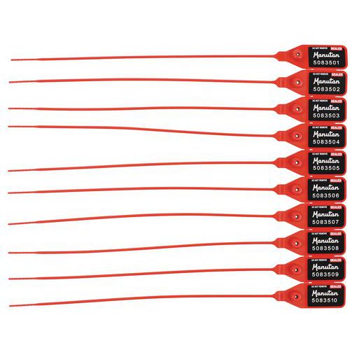 Scellé Numérotation Unique Pp Rouge