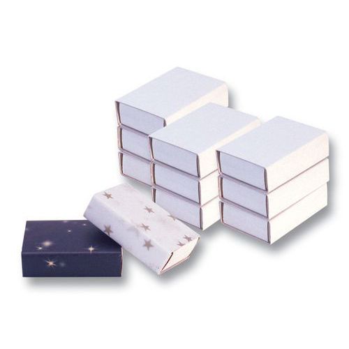 Boîte d'allumettes blanches vides pour décoration (Lot de 10) thumbnail image 1