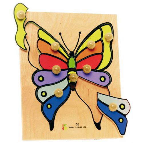 Encastrement bois : le papillon 9 pièces thumbnail image 1