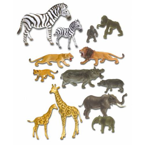Les animaux de la jungle et leurs petits thumbnail image 1